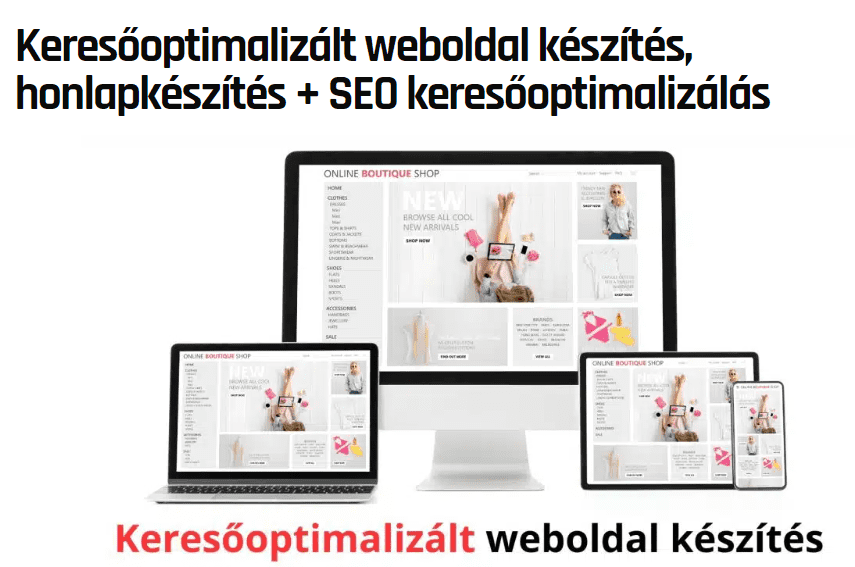 keresőoptimalizált weboldal készítés